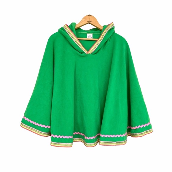 Tu Tu Fabulous Other - TuTu Fabulous green rainbow fleece poncho.  B3